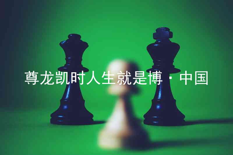 尊龙凯时人生就是博·中国
